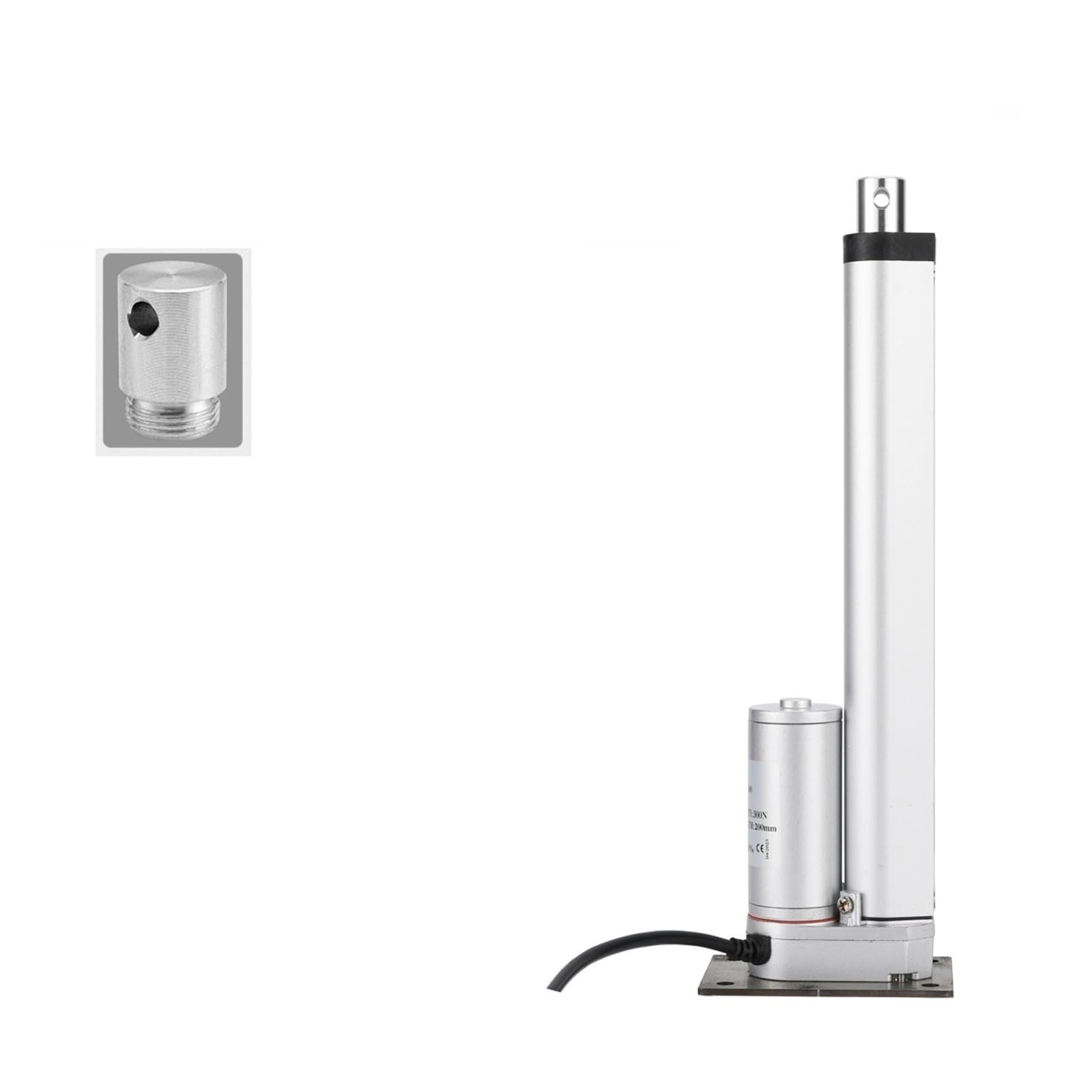 Actuador Lineal de 24 V, 50 mm, 150 mm, 350 mm, 550 mm, 750 mm, 900 mm, Carrera, 1000 N, Motor eléctrico de accionamiento Lineal, Velocidad de 90 mm/s(Stroke 50mm,24V 1000N 5mm s)