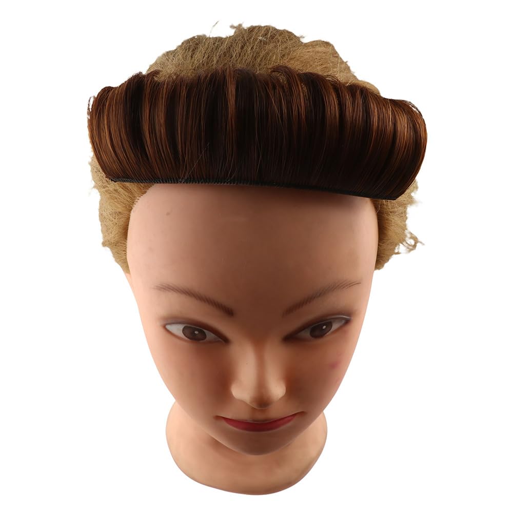 2Pcs Invisible Fluffy Hair Pad, Hair Bun Invisible False Hair Clip Hair Base Bump Fluffy Hair Pad Styling Insert Tool Increased Hair Pad Hair Accessories for Women Girls