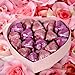 Chocolate Hearts in Heart shape Box, Premium Pack of 30 Heart Shaped Chocolates, Thoughtful Chocolate Gift for your loved ones, Ideal ValentinesDay Candy for Special Love Celebration