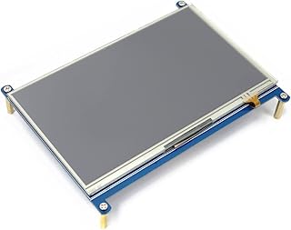 waveshare 7inch Resistive Touch Screen LCD Compatible with Raspberry Pi 4B/ 3B+/ 3A+/ 3B/ 2B/ 1B+/ 1A+/ Zero 2 W/Zero W/Zero PC(No Touch for PC) 1024×600 HDMI IPS Display