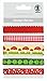 Produktbild Ursus 74510021 Design Bänder Glückspilz 1, Länge ca. 90 cm, Breite ca. 10 16 mm, Bänder in 5 verschiedenen Motiven, ideal zum Verzieren und Dekorieren von Karten und Scrapbooking