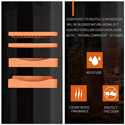 0℃ Outdoor Zigarrenkeller, Weinkühlschrank 11-18°C, Unabhängiger Zigarrenschrank mit Konstanter Temperatur und Luftfeuchtigkeit, Soft Touch Bedienfeld, Vollglas-designtür, 400 Zigarren,Schwarz