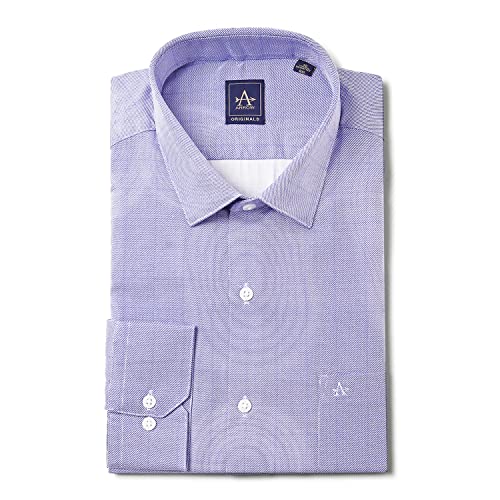 Image of Arrow Men Slim fit Cotton Printed Long Sleeves Cutaway Collar Shirt