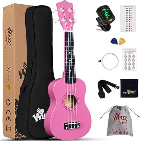 Winzz Soprano Ukulele Starter Kit for Beginners Cover