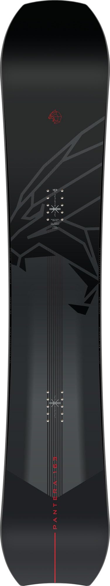 Nitro Pantera 23 All Mountain Carving Camber Board per turni di perfezione, velocità e polvere