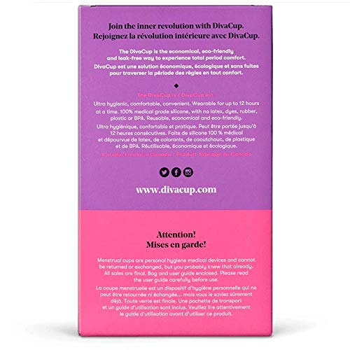 DivaCup - Menstrual Cup - Feminine Hygiene - Leak-Free - BPA Free - Model 1 - Thumbnail 4
