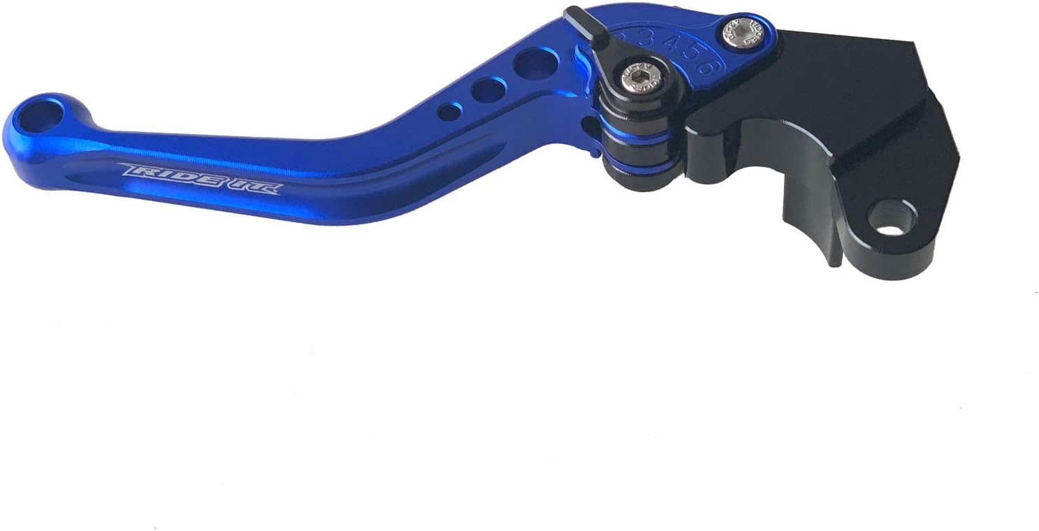 Short Brake Clutch Levers for GSXR600 97-03,GSXR750 96-03,GSXR1000 01-04,GSR750 GSX-S750 11-20,GSX250R 250 V-Strom 2018-2020,SFV650 Gladius 09-15,DL650 Vstrom 2011-2020,SV650 2016-2022-Blue