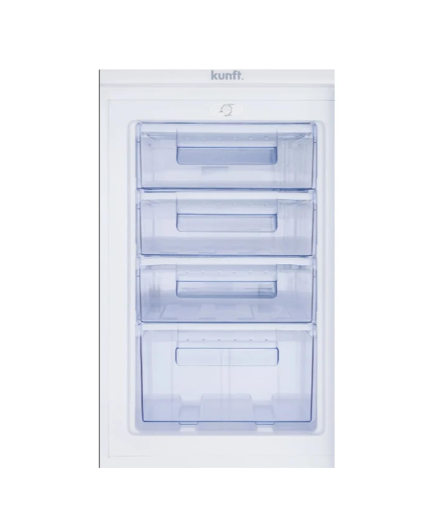 Congelador Vertical KUNFT KUF9126 WH (Estático - 85 cm - 85 L - Blanco)