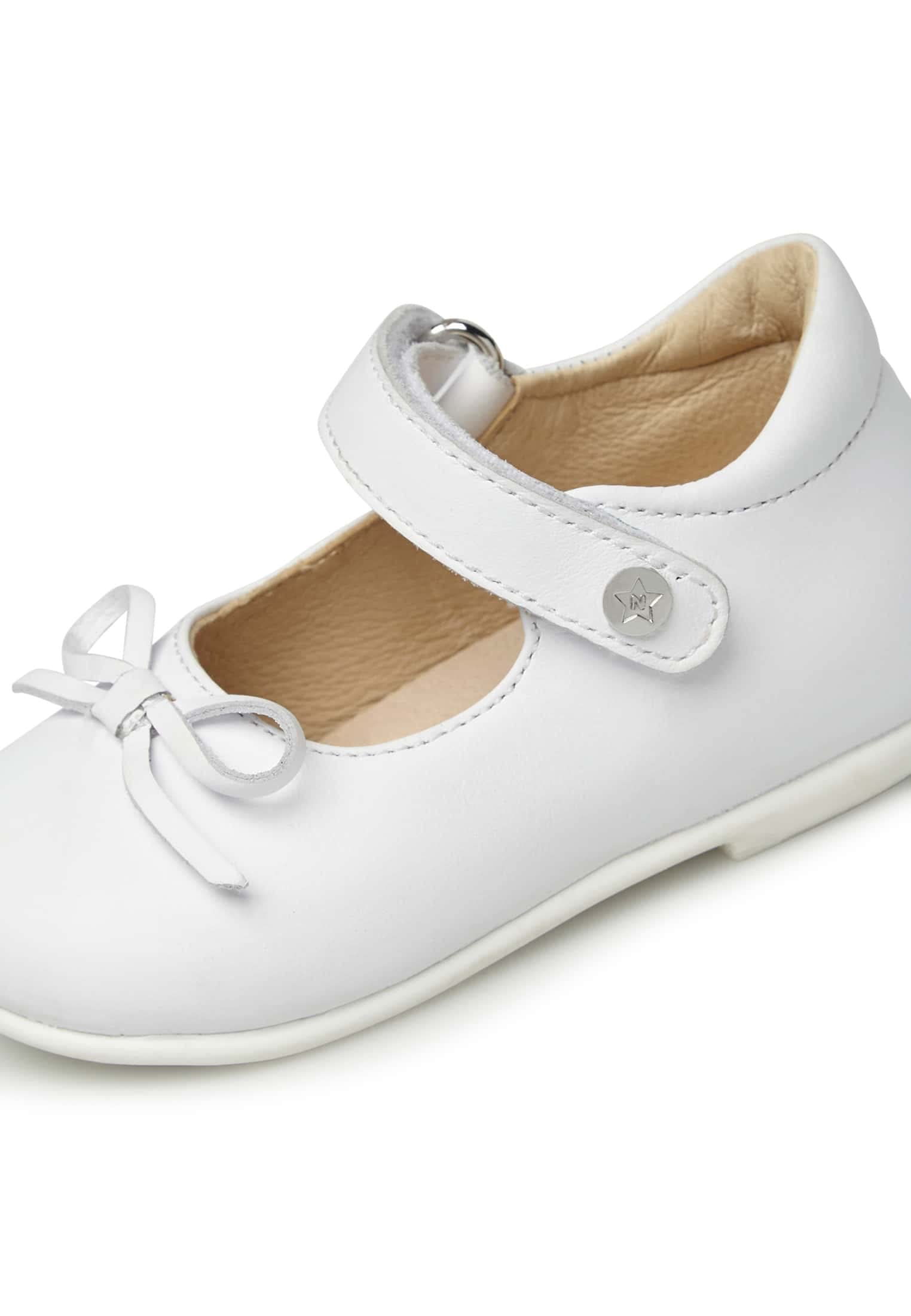 Naturino Ballet-Ballerine in Pelle con Fiocco