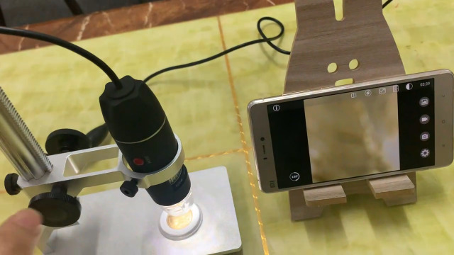 Supporto Per Microscopio In Lega Di Alluminio | Base Stabile Per Microscopi USB | Per Osservazione Precisa - Foto 11