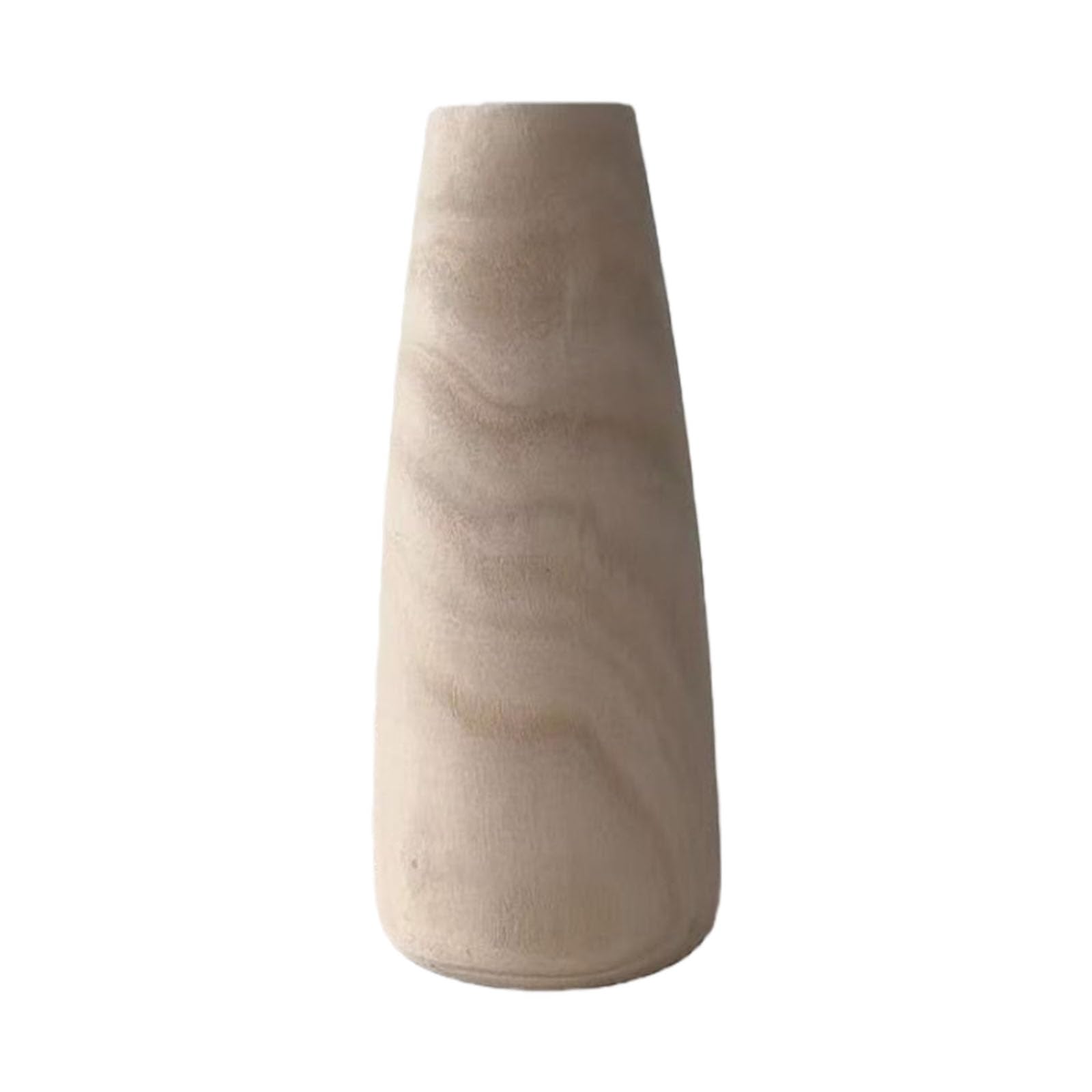Nucelit Styles Wooden Vases Japanese Styles Decorative Accent Flower Arrangement Pots for Living Room Tabletop Display Wood Flower Arrangement Container