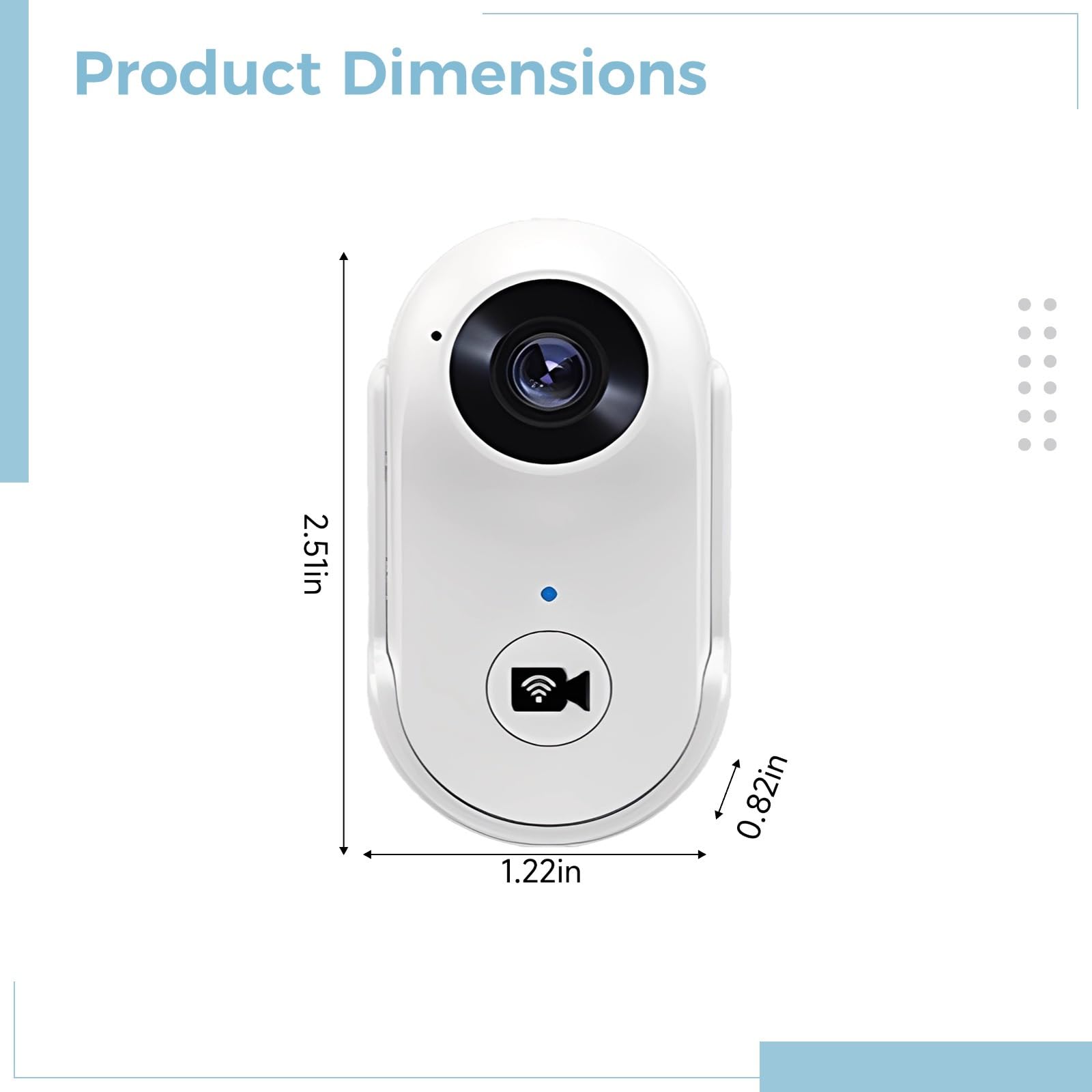 Mini caméra portable, caméra d'action 1080p, batterie de 240 min, grand angle de 120°, fixation solide, enregistrement en boucle, carte 64G, accessoire pour animal de compagnie