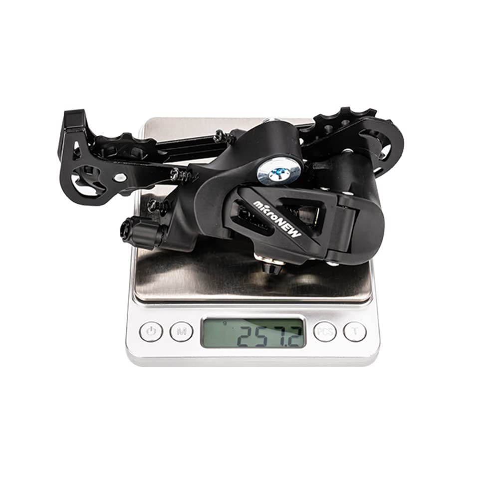 Desviadores para Bicicletas MTB Bicicleta 9 velocidades 1x9 Sistema Cambio de Marchas Trasero desviador Platos y bielas Individuales (Color : 1X9s Long Cage)