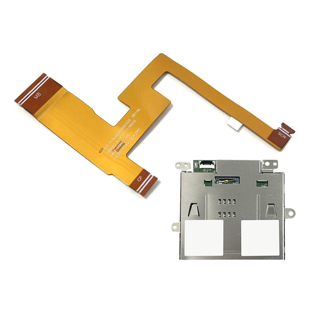 ZAHARA Czytnik kart + FFC elastyczny kabel elastyczny zamiennik taśmy do Lenovo ThinkPad X13 Yoga Gen 4 21F2 21F3 X13 2-in-1 Gen 5 21LW 21LX zewnętrzne czytniki kart pamięci wstążka
