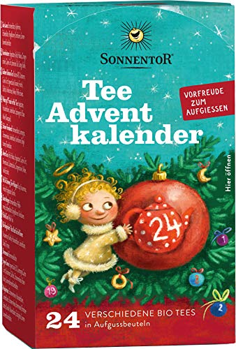 Sonnentor Tee Adventskalender Edition 2019 mit 24 Aufgussbeutel Bio, 2er...