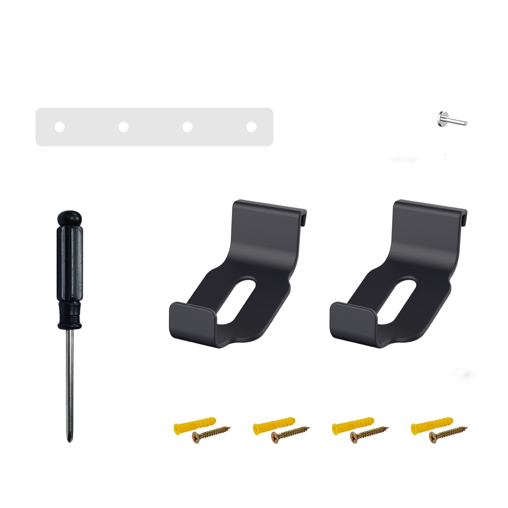 Soporte de Pared Base con soporte para mando Soporte de pared para colgar para PS5 Pro/ps5 Delgado Digital Edition y Disc Soporte de pared para consola Edition (Negro)