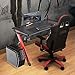 immagine 3soges 120 * 60 Gaming Desk Computer Desk Computer Gamer PRO Tavoli con luci a LED Ergonomico PC Desk con Grande Mouse Pad,ST-R3-BK-N
