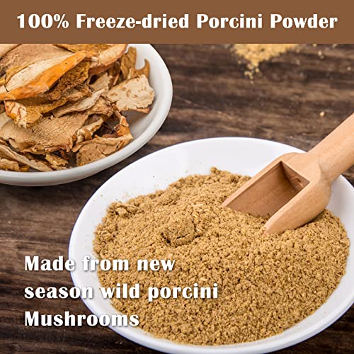GRELIM Porcini Powder 4.23 Oz, Wild Fresh Dried Porcini Mushroom Powder, No Additives All Natural, Adds Great Depth of Flavor to Stews, Soups, Sauces 120g - Image 5