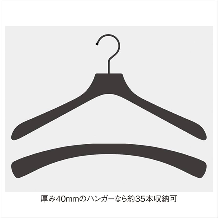 マルチ ハンガー ストッカー スチール製ハンガーラック キャスター付き 170542-01.jpg