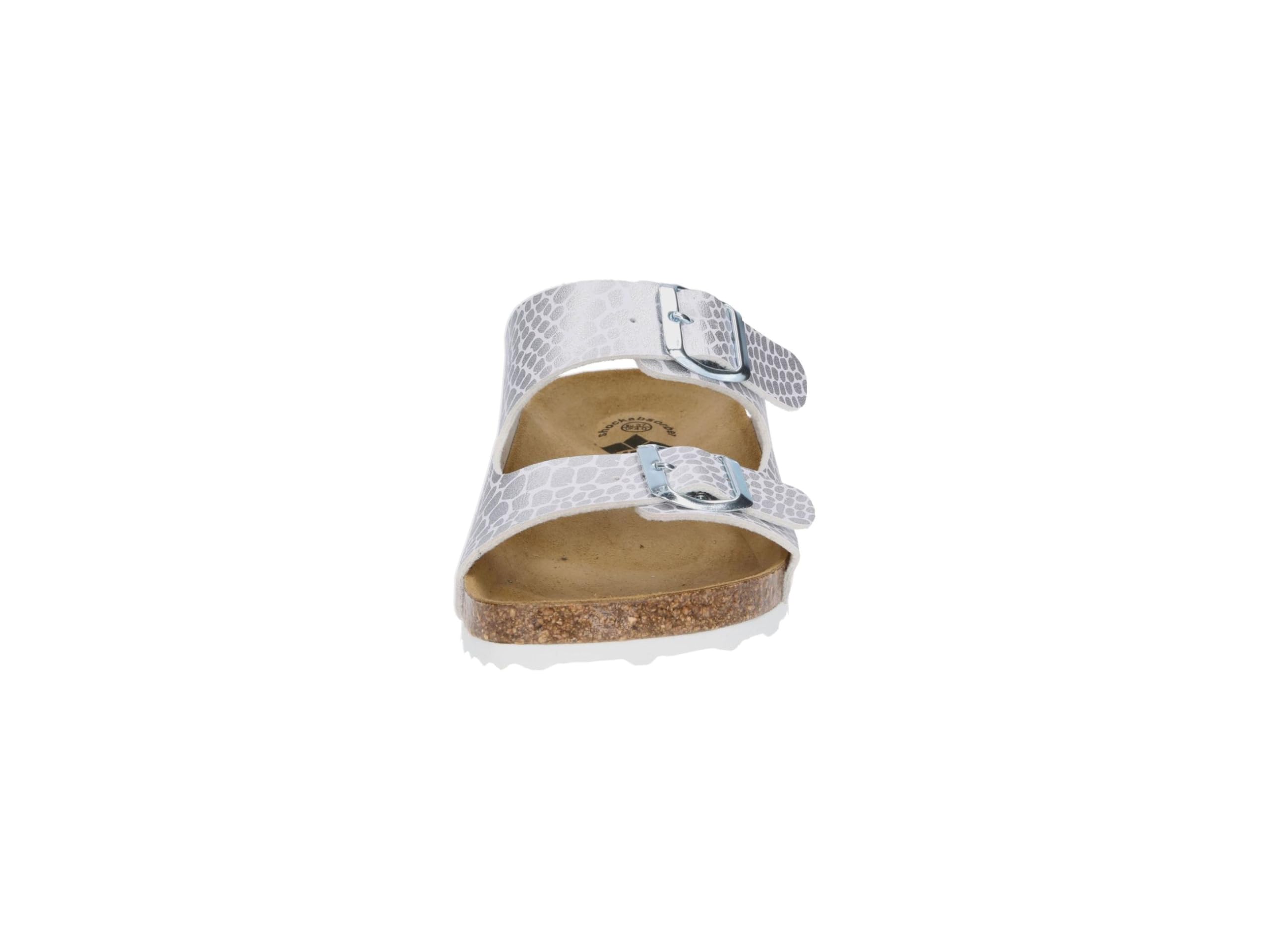 Lico Ciabatte Donna Bioline Platino, Bianco Argento, 37 EU
