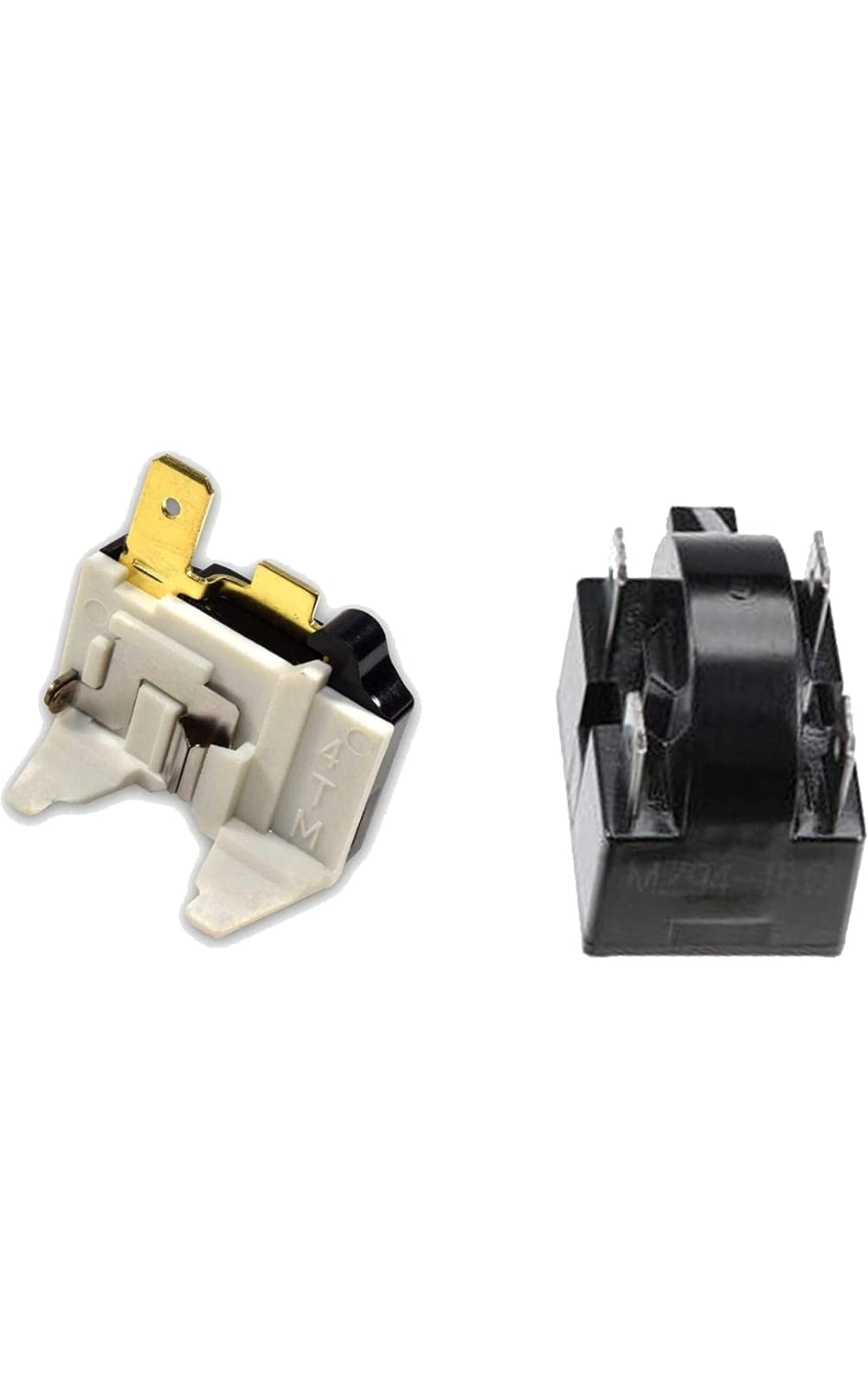 M&M HARIS Refrigerator PTC Start Relay Overload 4 Pin, color: black 1 Set