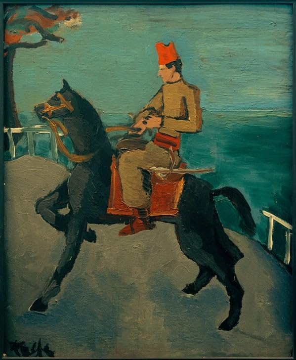 Tableau Spahi Zu Pferd V par Kolle pour habiller un grand mur vide avec une affiche d'art