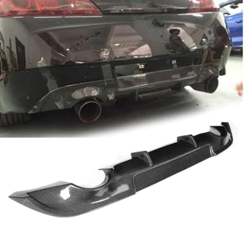 Car Rear Bumper Diffuser Splitter Spoiler for Infiniti G37 Coupe 2-Door 2009-2013, Rear Bumper Diffuser Lip Rear Spoiler Diffuser Car