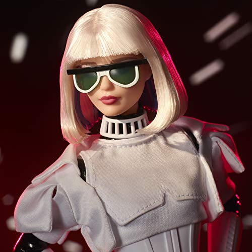 Muñeca Barbie Collector Star Wars Stormtrooper 12 pulg miniatura 4