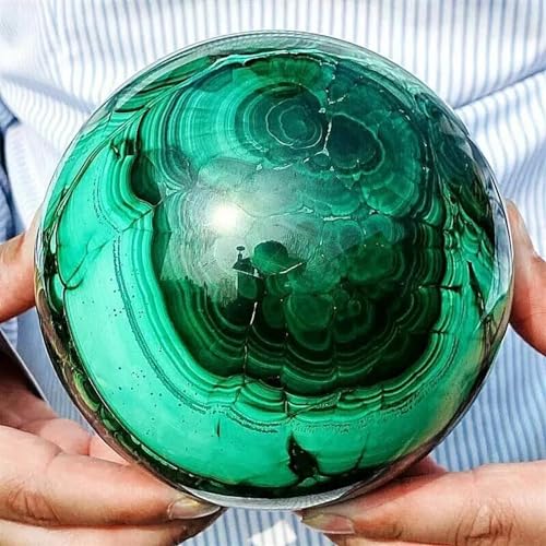 Malachite authentique en boule de 50mm pour une décoration d'exception - 6