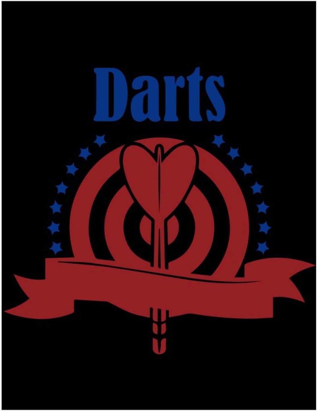 Darts Board Logo Diamond 5D Painting Kits with Frame DIY Full Round Drill Gem Art Crafts for Home Wall Decor 16 X 20in Blackwood 40 * 50cm