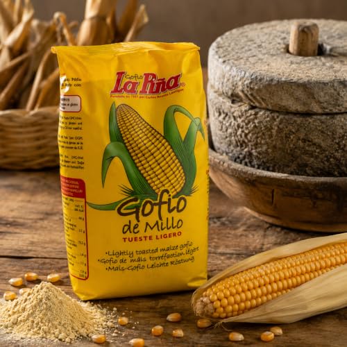 Miniatura 7 de Gofio La Piña Millo Tueste Ligero 500g Gofio Canario De Maíz Tostado Sabor Suave Fuente Natural De Fibra Y Proteínas Vegetales Rico En Minerales Ideal Para Desayunos Y Recetas
