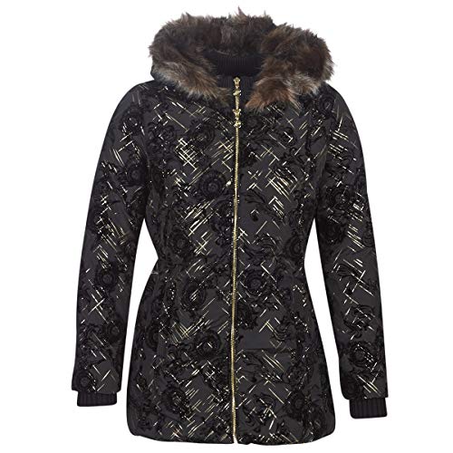 Desigual 19wwew75 - Chaqueta Acolchada para Mujer, Color Azul Negro 38