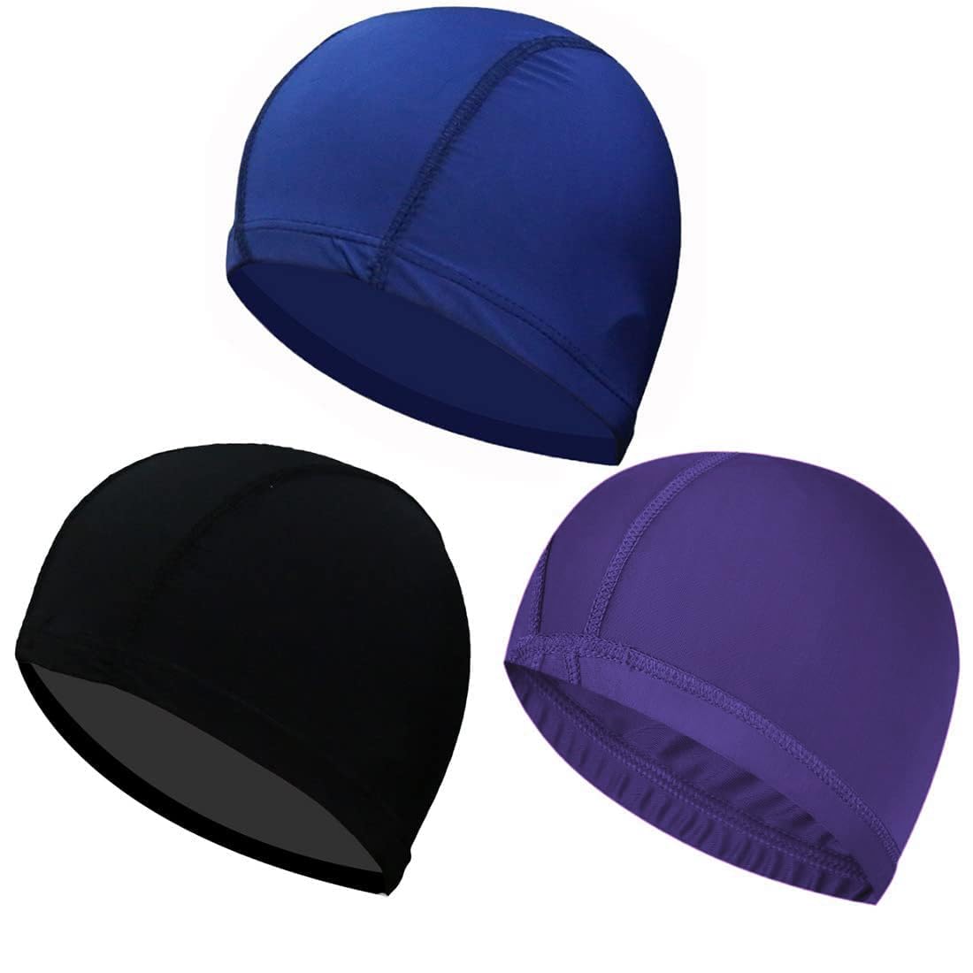 Cuffia Da Nuoto Unisex Adulto In Morbido PU - Impermeabile, Protezione Orecchie, Per Capelli Lunghi E Corti (Taglia Unica)