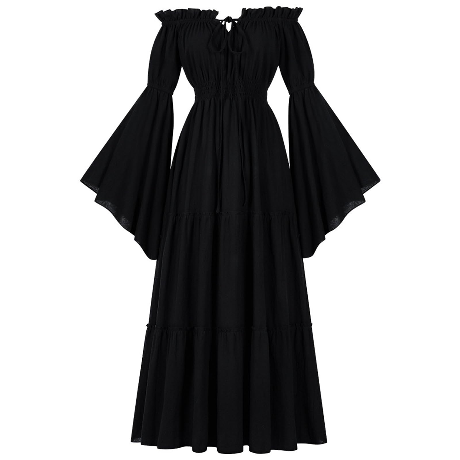 Mittelalter Kleid Damen Viktorianisches Renaissance Maxikleid Vintage