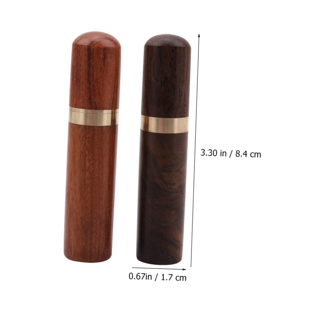 ARTIBETTER 4Pcs Wooden Needle Container Needle Organizer for Crafts for Knitting Cross Stitch and Sewing Projects Portable Storage