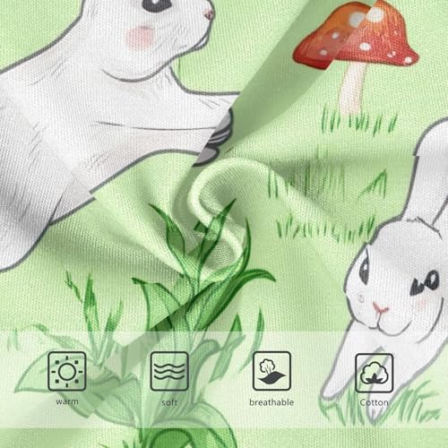 Lawn Rabbit Green Little Girl Panties Toddler Girls Underwear Cotton Stylish Kids Undies Briefs 2t3