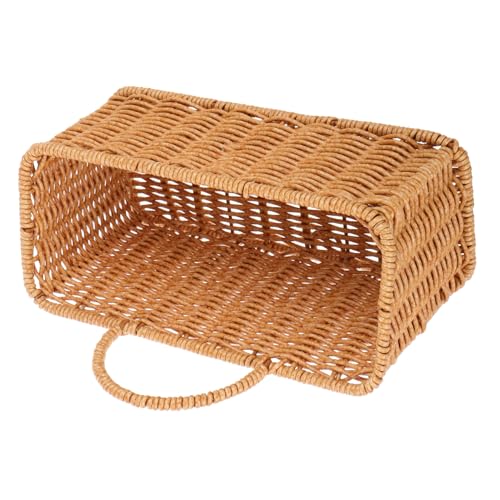 LOORGVEL Handgefertigter Geflochtener Wandkorb aus Kunst rattan...