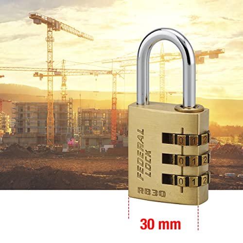 THIRARD FABRICANT DE SECURITE DEPUIS 1920 Thirard 00913946 30 mm, Nickel-Plated Steel Shackle, Rb Padlock, Ferrule Mechanism - Image 2