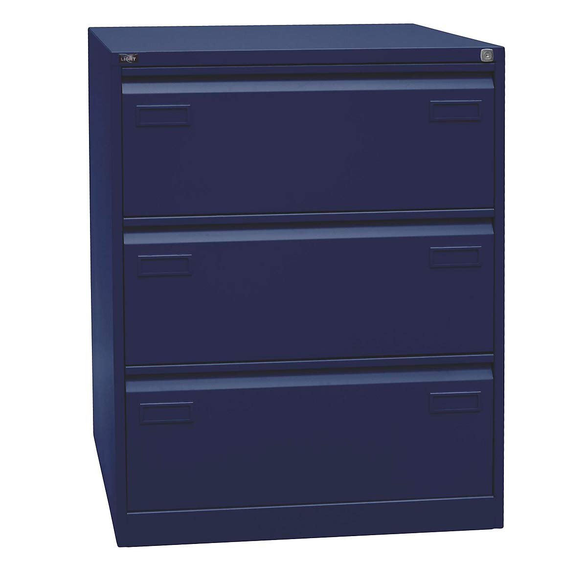 BISLEY Light Hängeregistraturschrank, doppelbahnig, DIN A4, 3 HR-Schubladen, Metall, 633 Schwarz, 62.2 x 80 x 101.6 cm