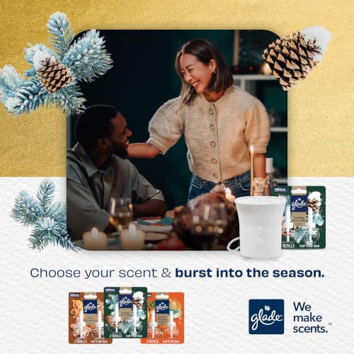 Glade Scent Flow PlugIns Air Freshener Starter Kit, Twinkling Pine & Cedar, 1 Device + 1 Refill, 0.67 fl oz - image 6