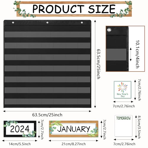 Qoubai120pcsclassroomcalendarpocketchartfarmhousecalendarbulletinboardsetclassroomdecorationgreenerycalendarseasonsweatherchartforclassroomdecorationbacktoschoolsupplies  Urban Country Home Decor Qoubai 120pcs classroom calendar pocket chart farmhouse calendar bulletin board set classroom decoration greenery calendar seasons weather chart for classroom decoration back to school supplies  urban country home decor