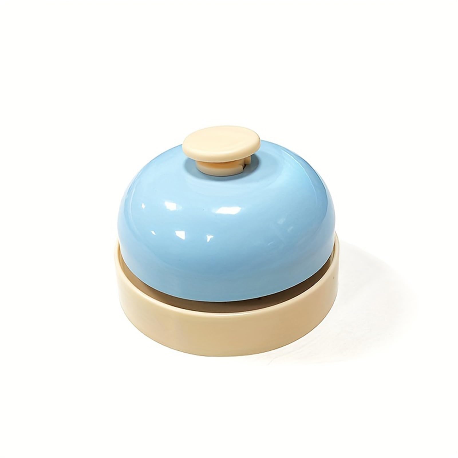 Desk Bell 10pcs Desk Bells for Call Buttons, Answer Buzzers, Reception, Food Service, and Pet Training For Hotel Restaurant Receptio(SKY BLUE)