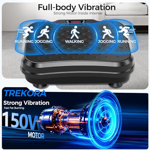 Trekora Vibration Plate Exercise Machine, Curved Vibration Plate for Lymphatic Drainage We - image 3