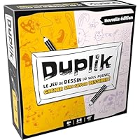 Asmodee - DUPLIK Big Box - Jeu de Dessins pour Enfants dès 8 Ans, Jeu de Société et d'Ambiance Famille Amusant pour Les Nuls en Dessin, 3 à 10 Joueurs, 45 Mi, Version Française