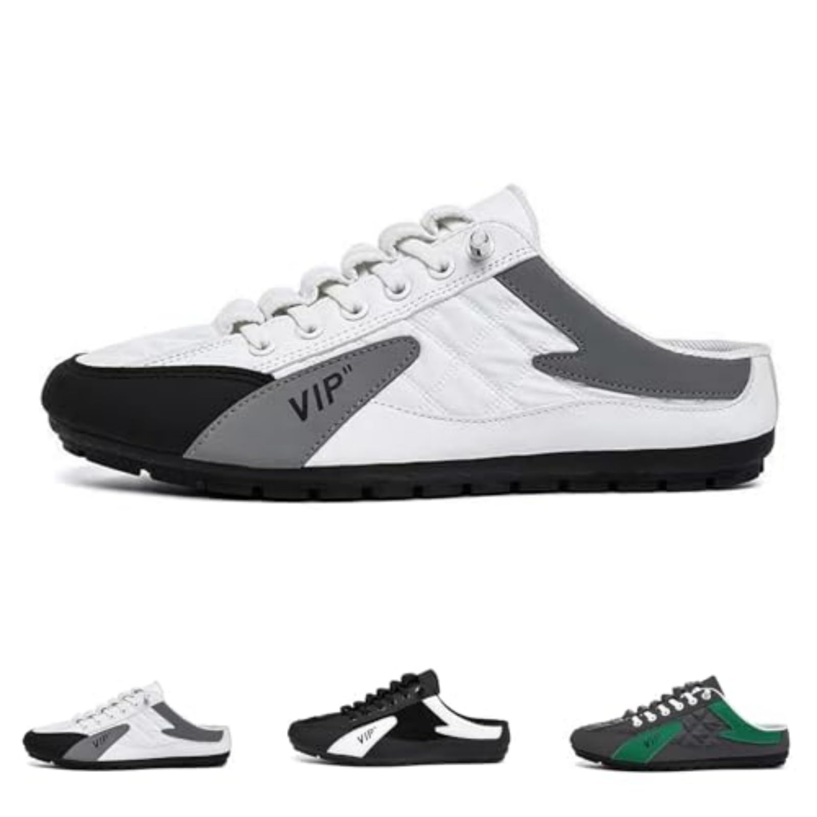 Men's Slip On Mule Sneakers Backless Breathable Mesh Walking Shoes Lightweight Casual Anti Slip Shoes for Driving Travel Daily Wear — view 9