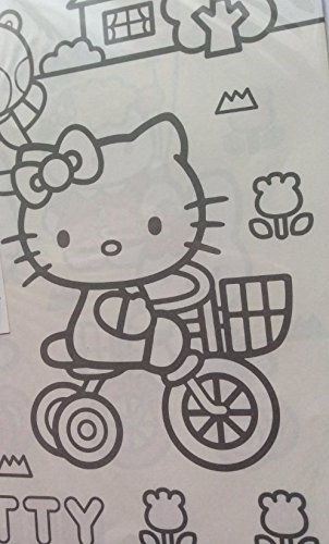 Set de table Hello Kitty papier 4 pièces anti-tache repas propre