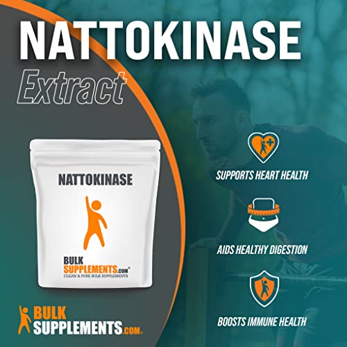 BULKSUPPLEMENTS.COM Nattokinase Powder - Natto Powder, Nattokinase Supplement, Nattokinase 2000 FU - Sourced from Natto Extract, 110mg per Serving, 25g (0.88 oz) - Image 3