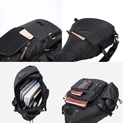 DDDH-Large-Sling-Bags-Crossbody-Backpack-141-Inch-Chest-Daypack-Travel-Bag-Book-Bag-for-MenWomenBlack