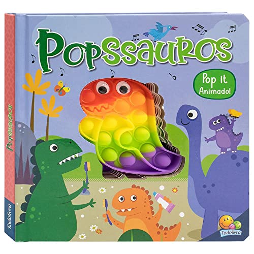 Livro pop it animado popssauros compagnon idéal pour occuper les enfants