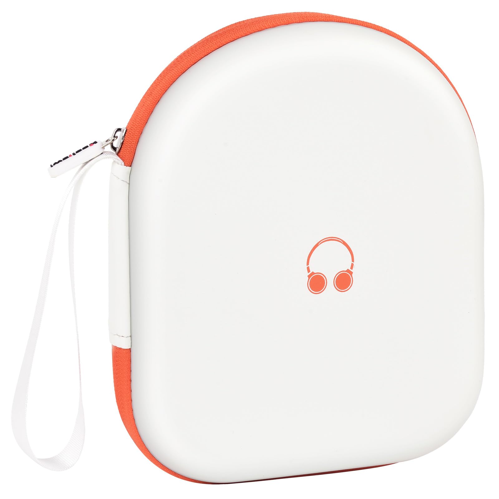 Headphone Case Compatible with JBL Tune 510BT/ 520BT/ for Sony WH-CH520/510/ for JBL Live 460NC/670NC Wireless On-Ear Headphones, Bluetooth Head Phones Protective Storage Bag for Charging Cable-White